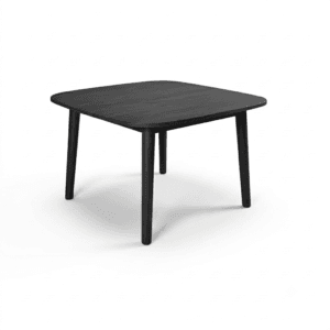 Lennon tafel 120x120 cm teak charcoal finish