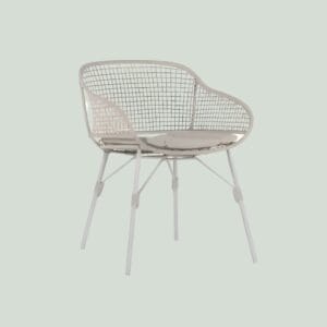 Max & Luuk Kelvin tuinstoel incl. kussen - stone