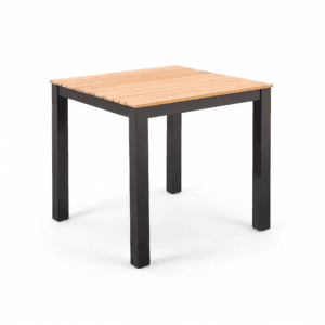 YOI Arashi tafel 76x76x76 cm donkergrijs/teak