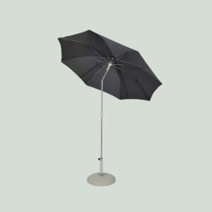 Max & Luuk Katie parasol Ø200 cm metaal grijs