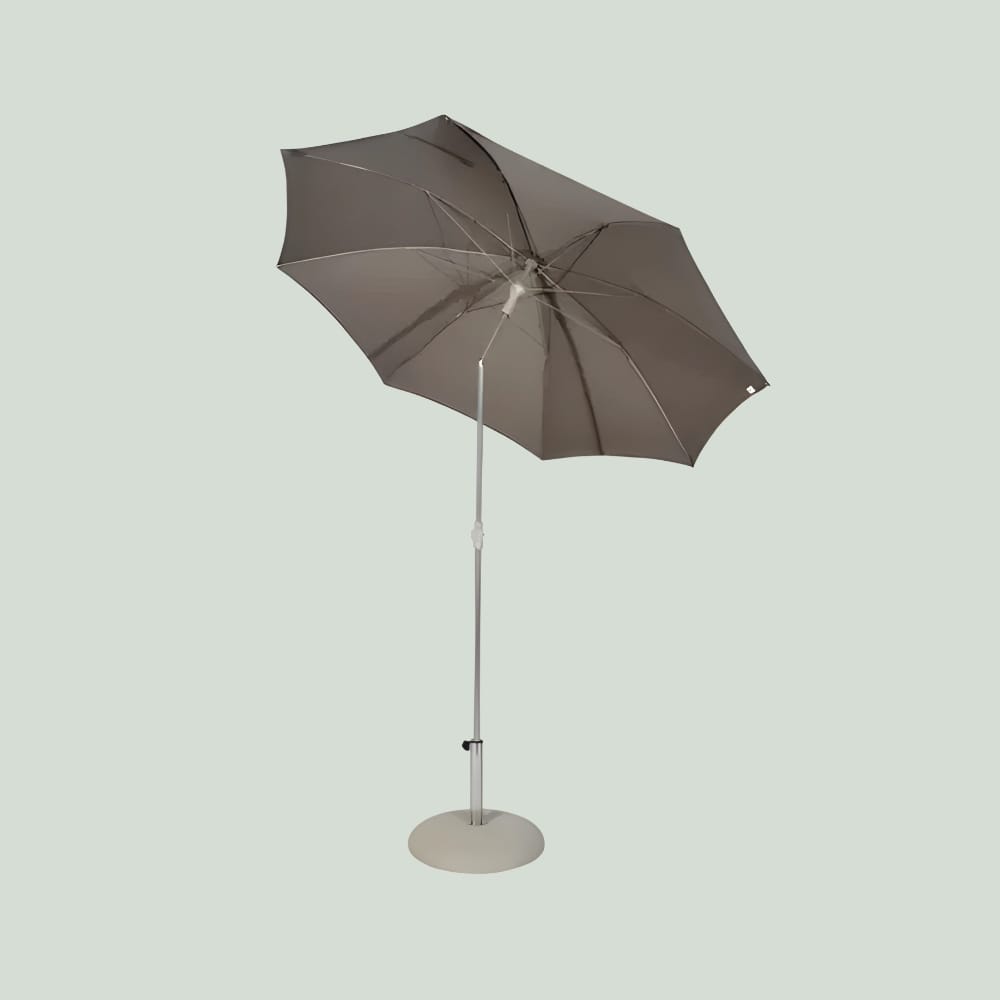 Max & Luuk Katie parasol Ø200 cm metaal taupe