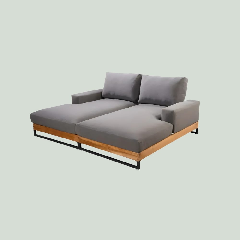 YOI Yasashii divan set - teak/silk